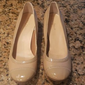 Cole Haan nude wedge ballet shoes 8.5